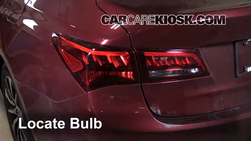 2015 Acura TLX 2.4L 4 Cyl. Lights